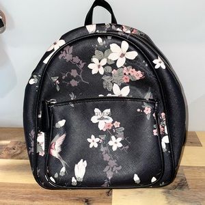 GUESS floral mini backpack purse